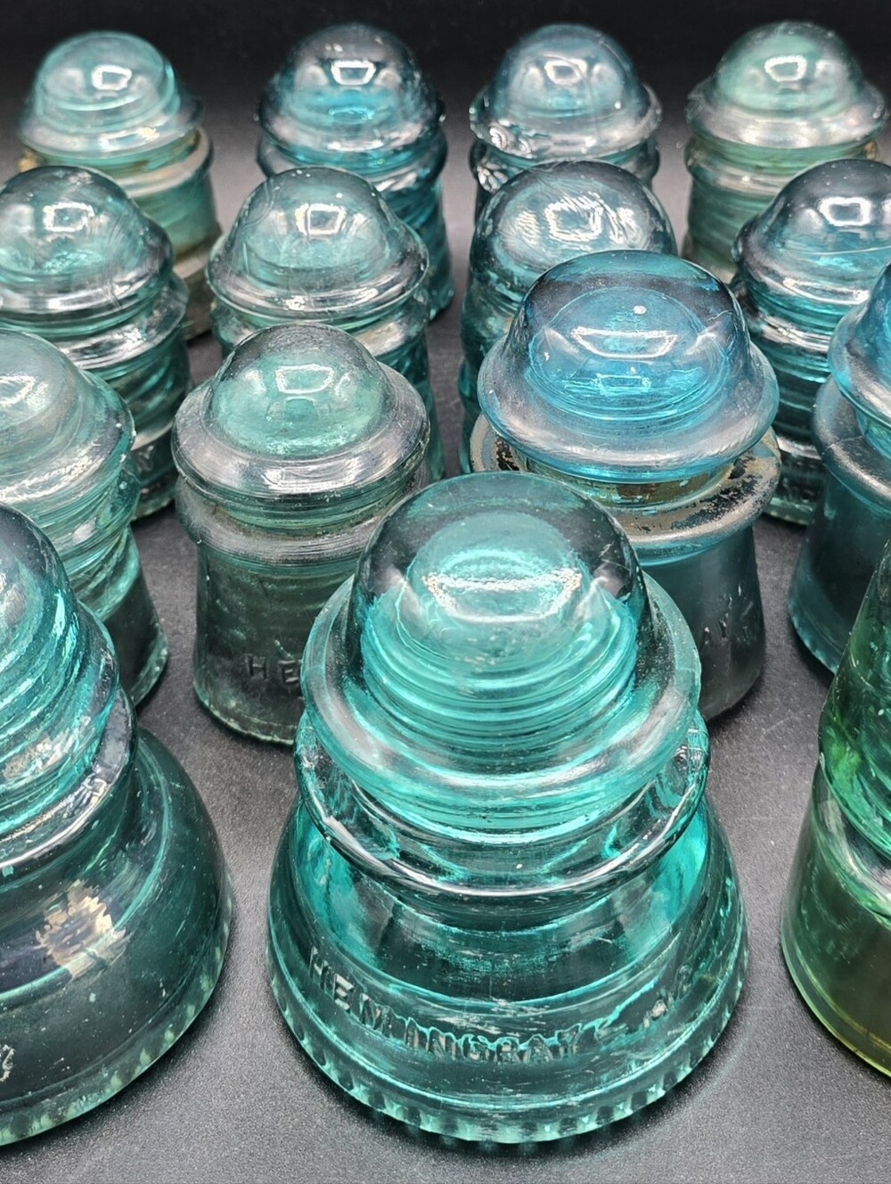 Glass Insulators Lot Of 19